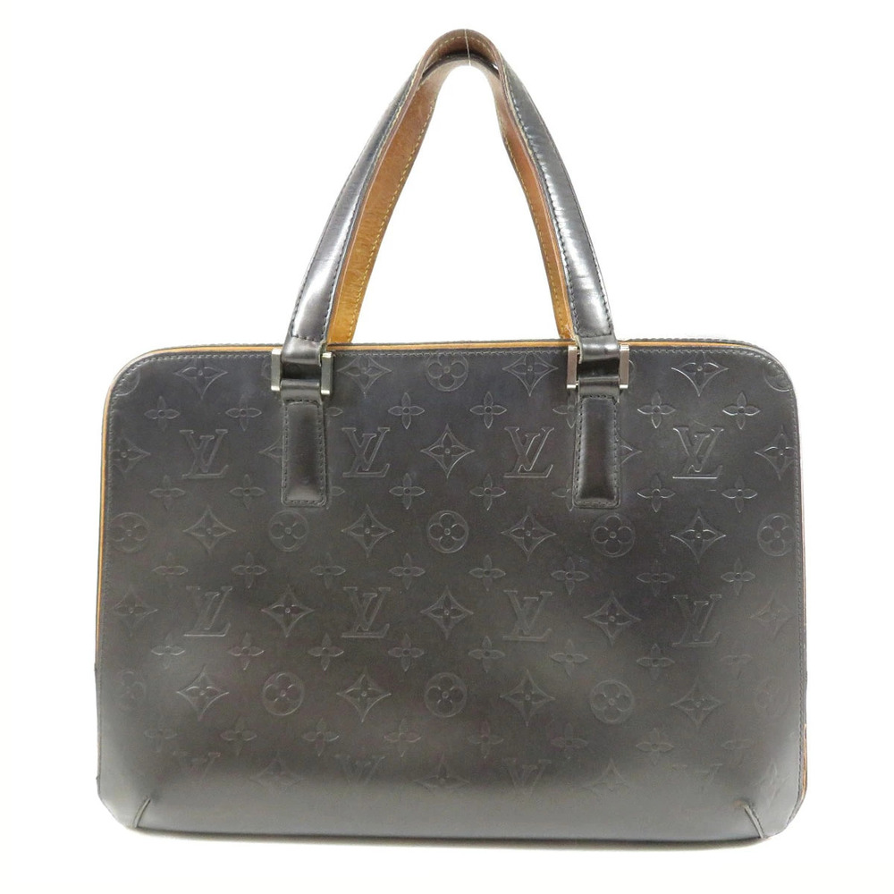 Louis Vuitton Monogram Handbag Malden Matte Brown